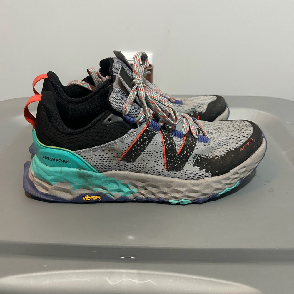 New Balance Trail Shoes - Black, Gray, and Blue
